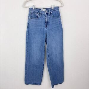 Madewell Light Blue Wide Leg Jeans